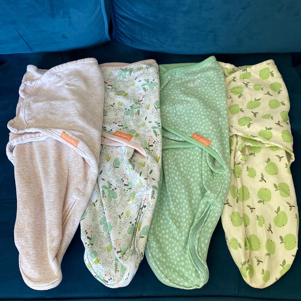 SwaddleMe Swaddles (3 easy change, 1 original)